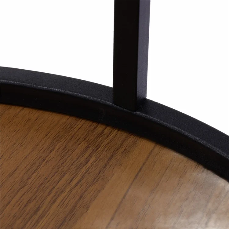 5658AJ Set Of 3 Round Coffee Tables Home Living Room Easy Assembly Tea Table