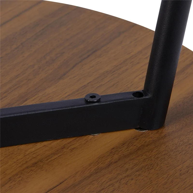 Stół okrągły 7696AK 50x45,5 cm do salonu, pokoju dziennego, stół boczny z 3 nogami