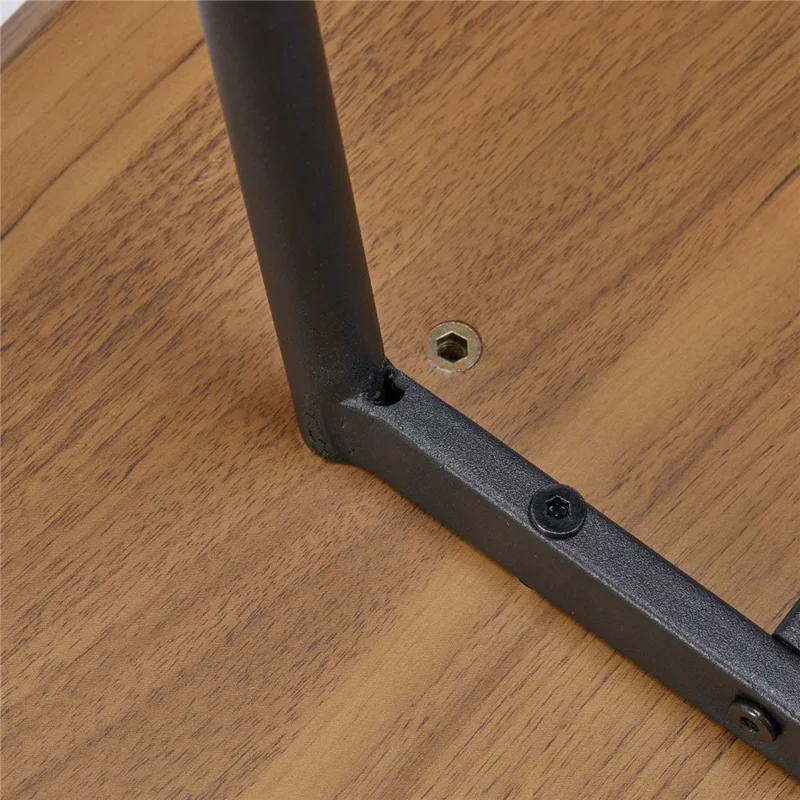 2573DG 120x50x40CM Oval Coffee Table with Round Table Leg for Home Living Room