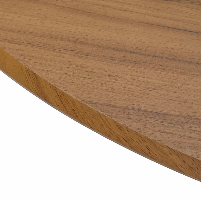 2573DG 120x50x40CM Oval Coffee Table with Round Table Leg for Home Living Room