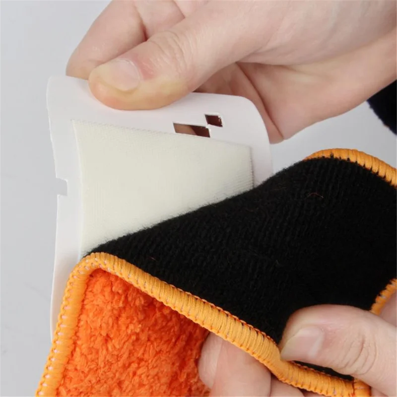 Washable Mopping Pad Sweeping Pad Cloth Replacement for iRobot Braava Jet 240/241 Robot - Dark Orange