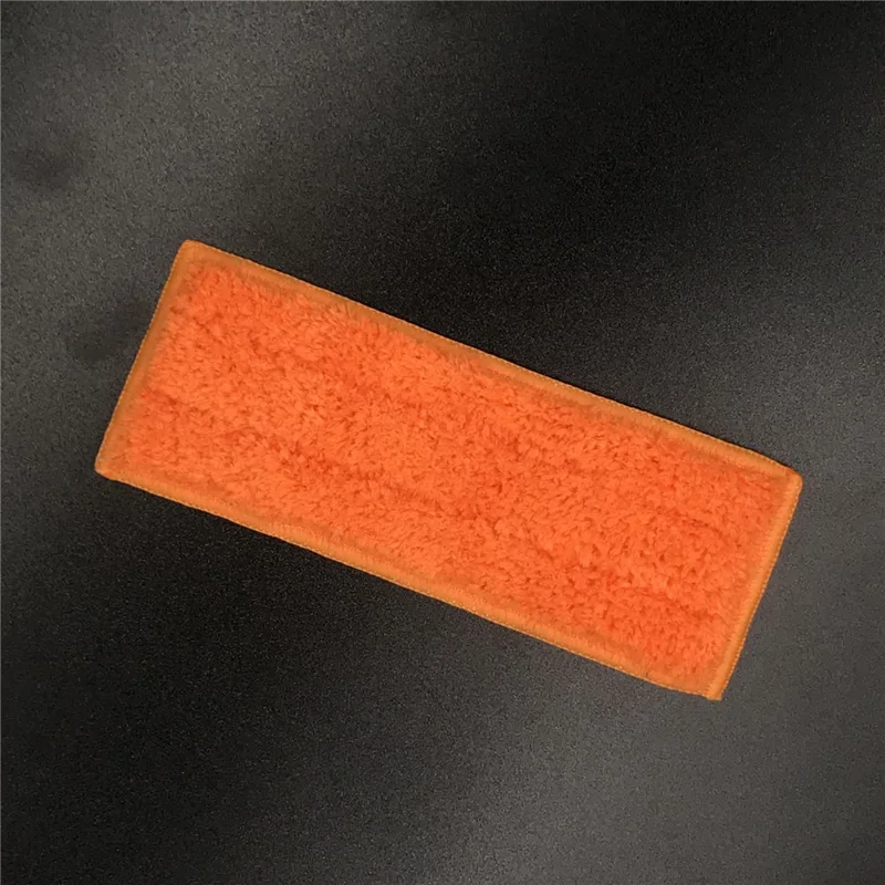 Washable Mopping Pad Sweeping Pad Cloth Replacement for iRobot Braava Jet 240/241 Robot - Dark Orange