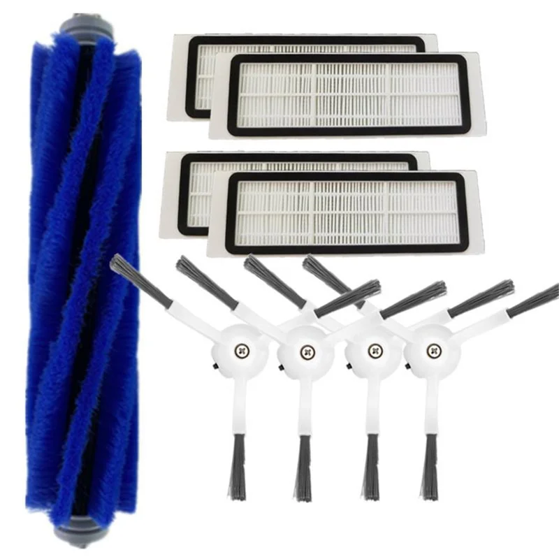 1PC Main Brush + 4PCS Filters + 4PCS Side Brush Kit for Robo Rock S5 S6 Xiaowa E2 E3 E4 Xiaomi 1 1S Vacuum Cleaner