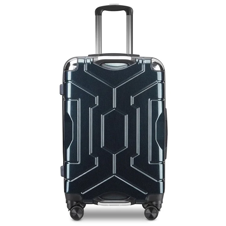20-inch ABS+PP Suitcase Universal Wheels TSA Lock Carry-On Travel Trolley Case, 35x25x53cm - Green