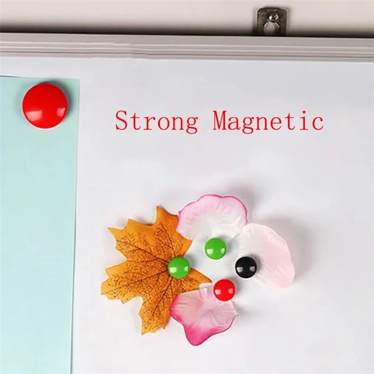 12PCS/Pack 30mm Mini Fridge Magnets Round Magnetic Button Whiteboard Magnets