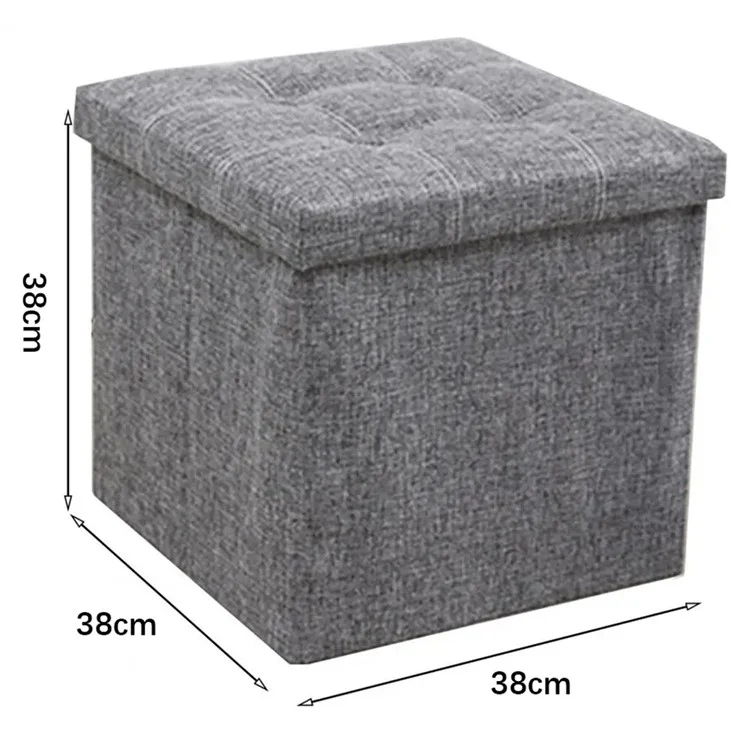 Poggiapiedi Storage Ottoman Hidden Storage Chest Footrest Chair Home Storage Box - Verde