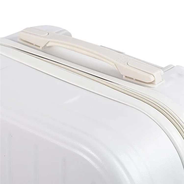 20-Zoll-Stylish-Gepäcktrolley mit Stoßdämpfung, ABS+PC-Reisepasswortkoffer - Himmelblau