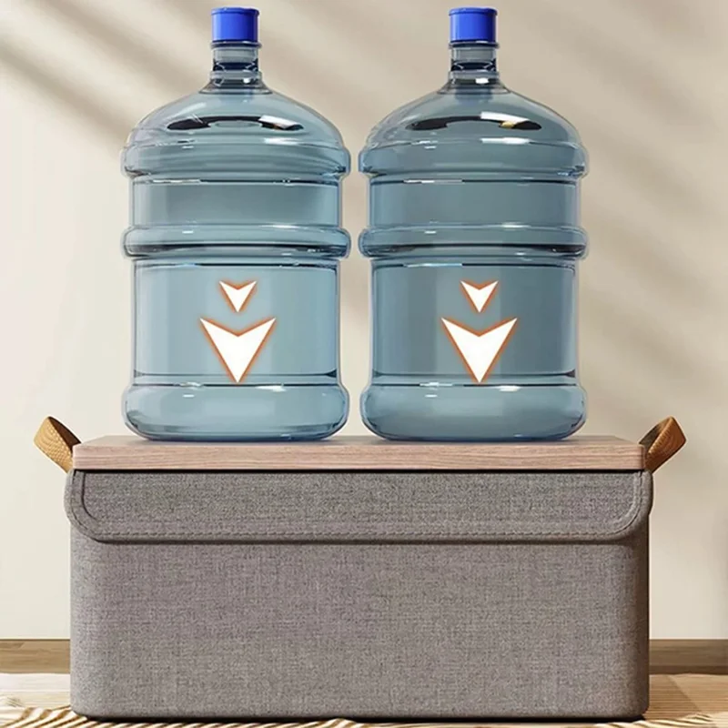 Foldable Steel Frame Cationic Cloth Clothes Storage Box with Lid Closet Wardrobe Dustproof Organizer - Beige