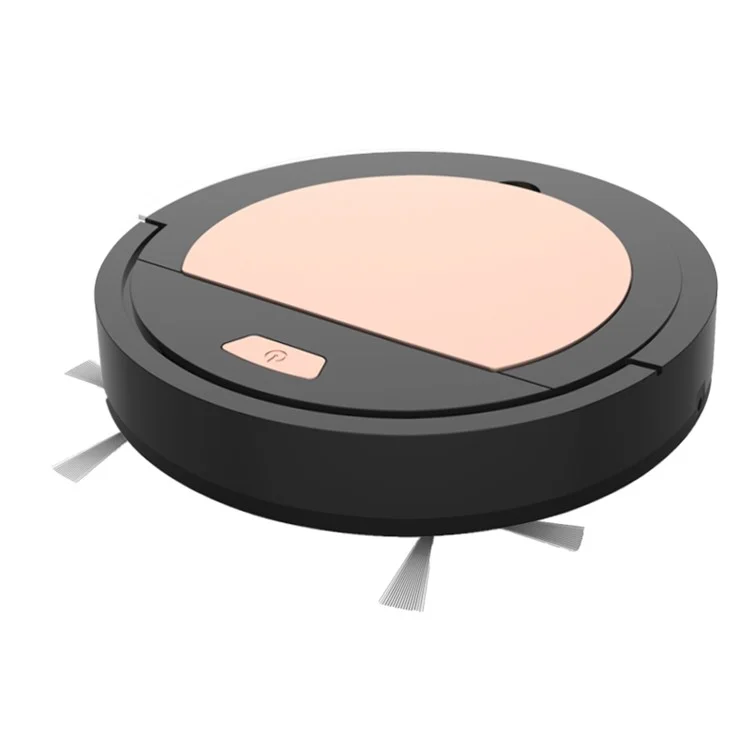SDJ-08 Robot Vacuum Cleaner Auto Rechargeable Dry Wet Sweeping Machine Smart Floor Vacuum Cleaner - Black