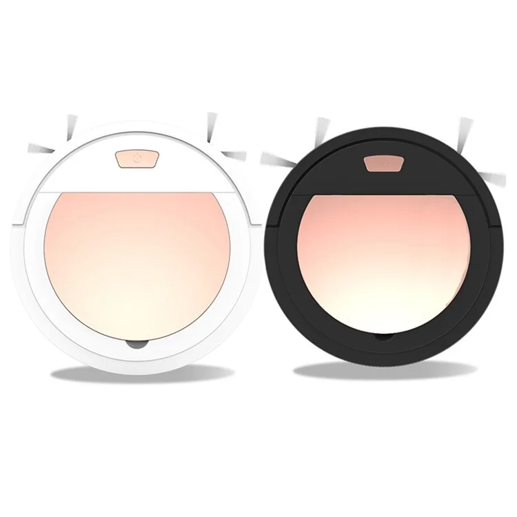 SDJ-08 Robot Vacuum Cleaner Auto Rechargeable Dry Wet Sweeping Machine Smart Floor Vacuum Cleaner - Black