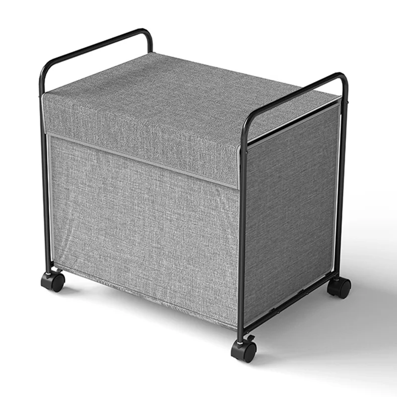 Multifunctional Laundry Hamper Storage Basket with Wheels Organizer Container for Toys Clothes Books