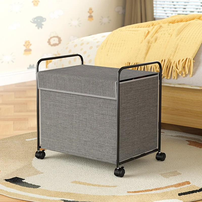 Multifunctional Laundry Hamper Storage Basket with Wheels Organizer Container for Toys Clothes Books