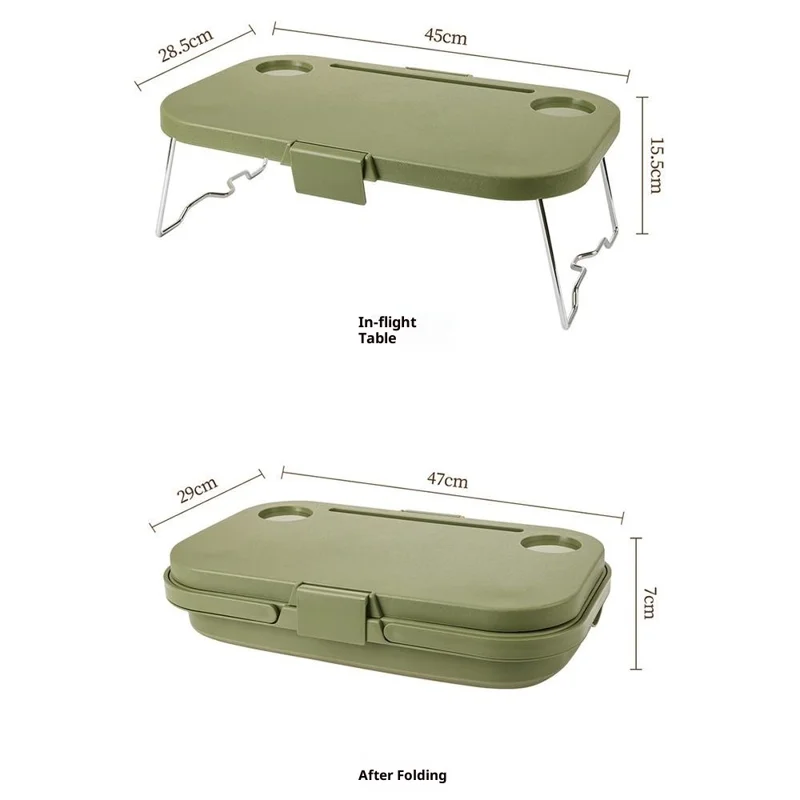 Panier de pique-nique PP avec couvercle, résistant à la poussière et à l'humidité, panier de rangement pliable, boîte organisatrice de pique-nique - Vert armée