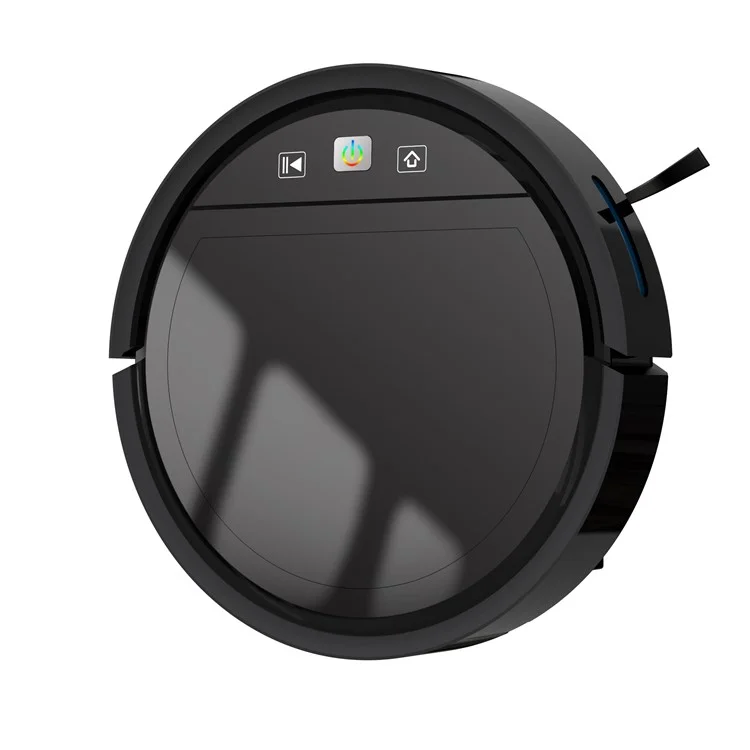 118HW 2500PA Robot Aspirateur Sans Fil Smart APP Auto-Recharge Contrôle Vocal à Distance Machine De Nettoyage De Balayage - Noir