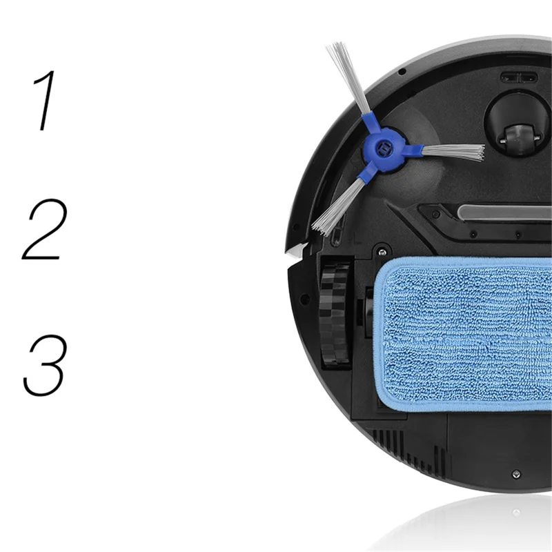 118HW 2500PA Robot Vacuum Cleaner Wireless Smart APP Auto-Recharge Remote Voice Control Sweeping Cleaning Machine - White