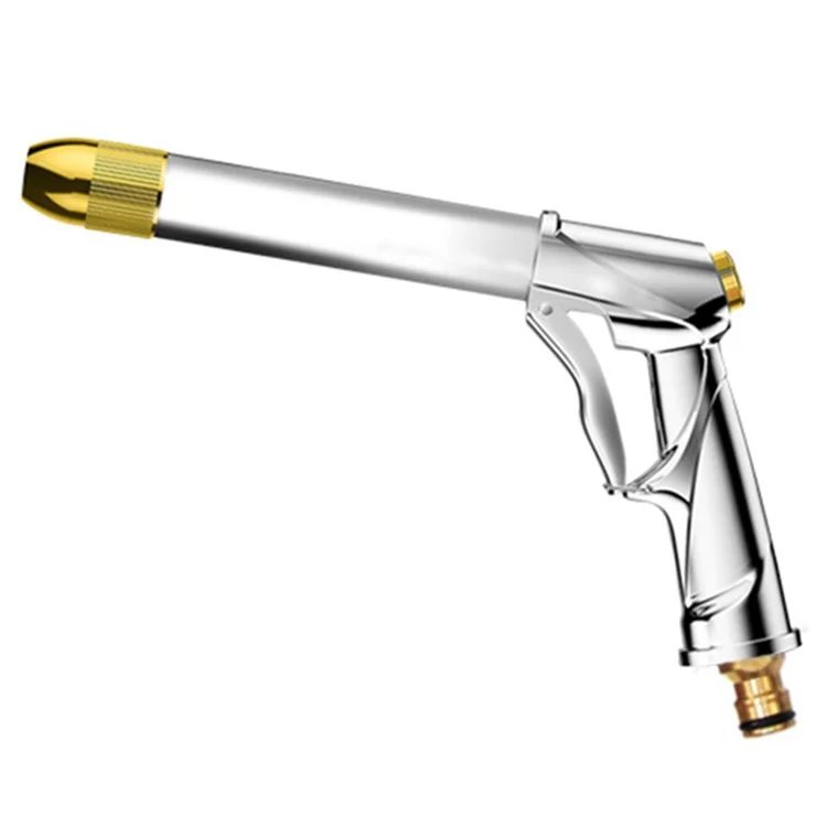 SUITU R-2383 30m Mangueira de Água de Alta Resistência Bico Borrifador de Pressão Alta Conjunto de Pistola de Pulverização para Lavagem de Carros, Jardim ao ar Livre, Chuveiro de Animais de Estimação - Prata