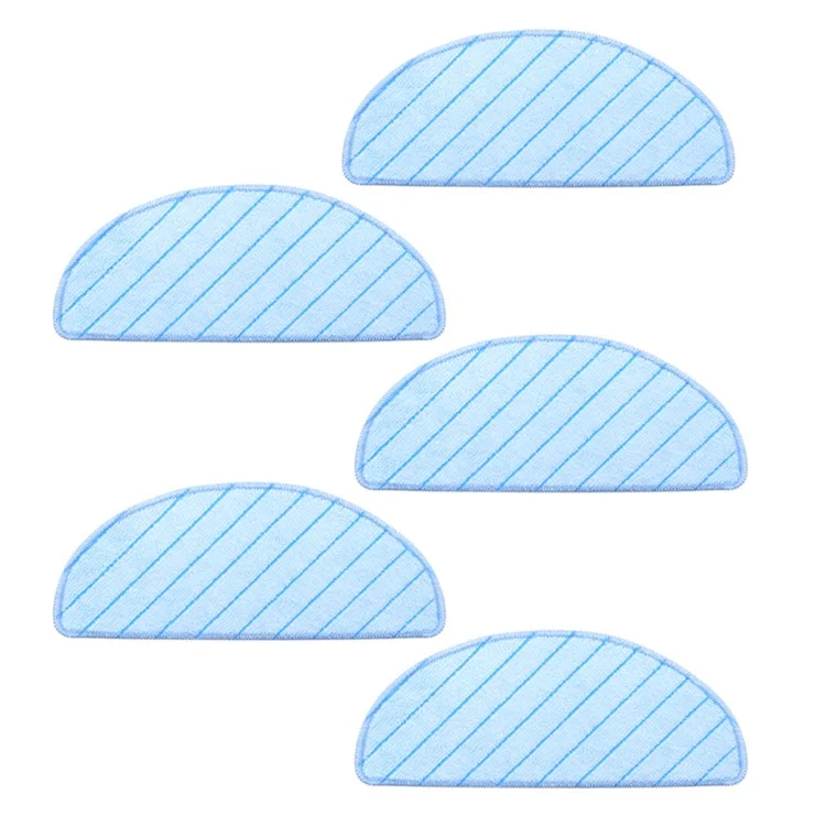 Plaque De Nettoyage Microfibre À Microfibre Jetable De 5 Pcs / Set Pour ECOVACS Deebot T9 AIVI T9 PRO T9 Max T9 Power