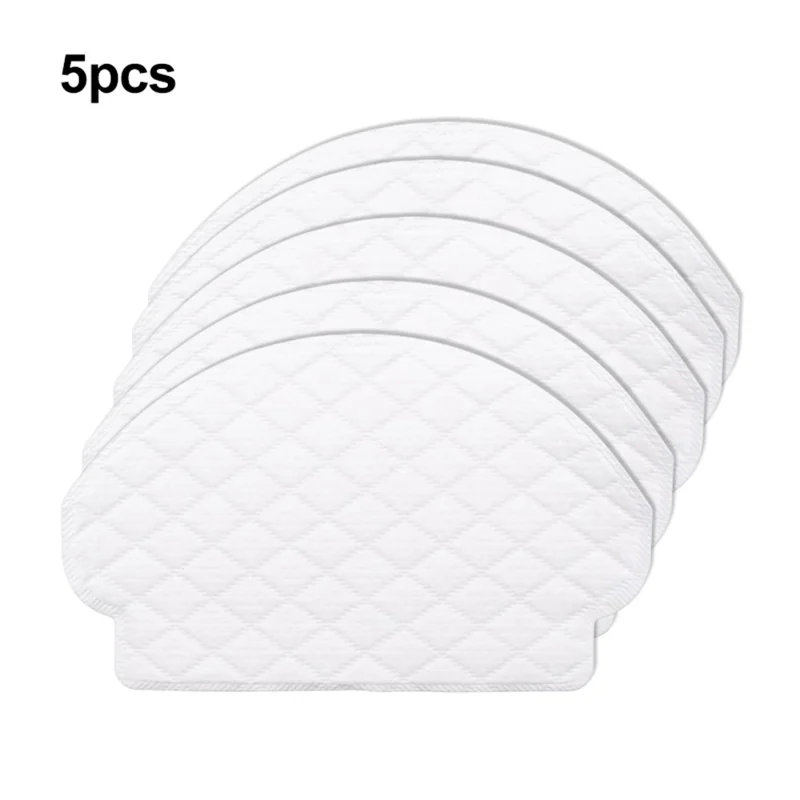 5Pcs Disposable Mop Rags for Ecovacs DX55/T5/T5 Max/T5 Hero Vacuum Cleaner Parts