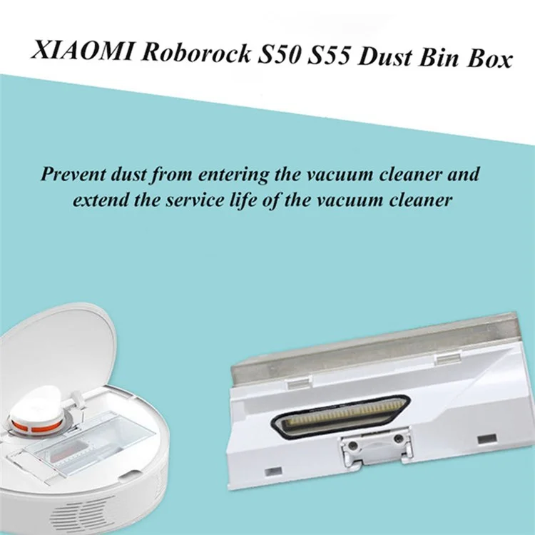 Per Xiaomi Stone Sweeper S50 / S51 / S52 / S55 / T6 Polvere Di Pulizia Bin Bin Bener Sostituzione Della Polvere Sostituzione Della Polvere