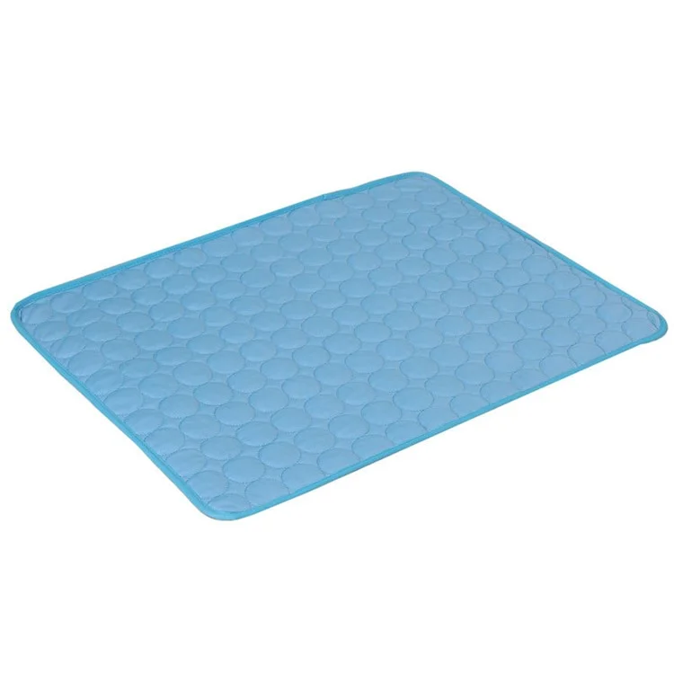 TG-PB0103 Breathable Bed Blanket Summer Pet Cooling Mat Sleeping Ice Pad, Size XL - Dark Blue