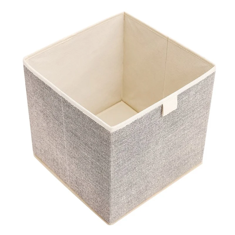 MOHO&HOME MDJ-612123 29L Collapsible Storage Box without Lid Non-Woven Fabric Clothes Socks Organizer - Beige
