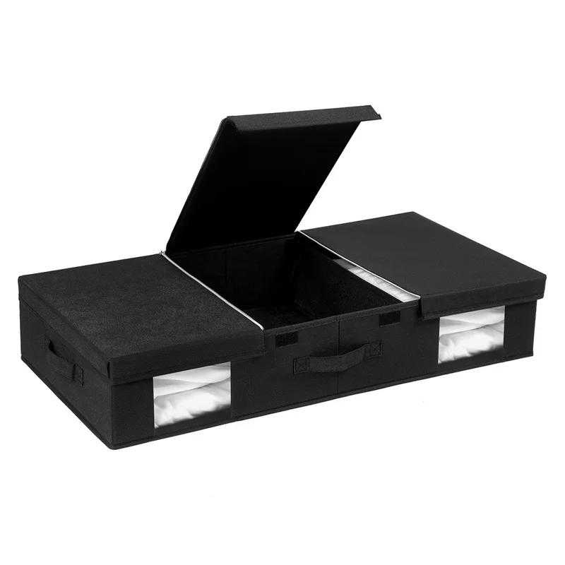 MOHO & HOME MDJ6145 81x41x15CM Bedroom Under Bed Blankets Storage Box Containers for Clothes, Shoes