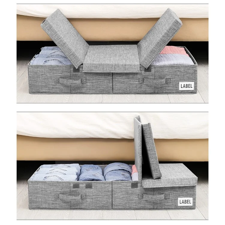 MOHO&HOME MDJ-6141 Uner Bed Clothing Storage Bag Folding Household Blankets Toy Sorting Box