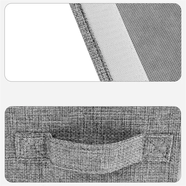 MOHO&HOME MDJ6143 Visual Windows Quilt Storage Bag Bedspread Pillowcase Wardrobe Bed Sheet Organizer - Grey