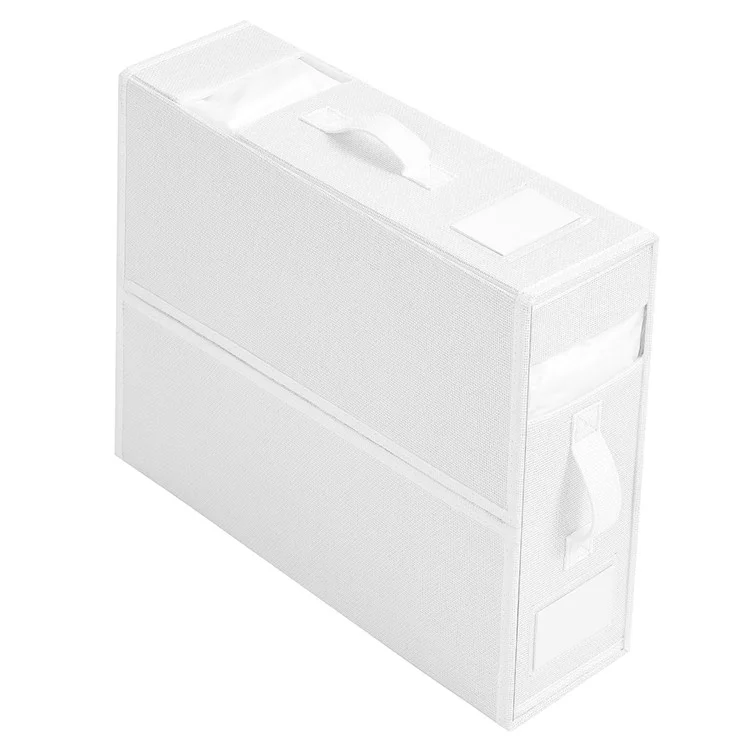 MOHO&HOME MDJ6143 Visual Windows Quilt Storage Bag Bedspread Pillowcase Wardrobe Bed Sheet Organizer - White