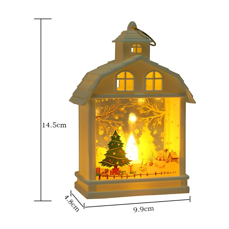 House Design Christmas LED Night Light Hanging Ornament Xmas Decorative Lamp - Santa Claus