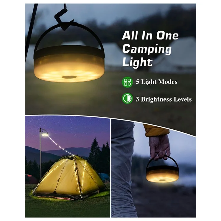 10m Solar Powered String Lights 100-LED Lamps for Tree Patio Garden - Warm White
