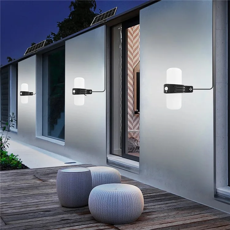 XCN006 Lâmpada Solar Bluetooth à Prova d'Água para Exterior, Luz de Parede para Jardim