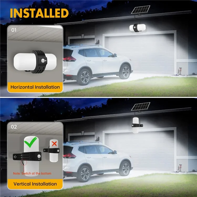 XCN006 Lâmpada Solar Bluetooth à Prova d'Água para Exterior, Luz de Parede para Jardim