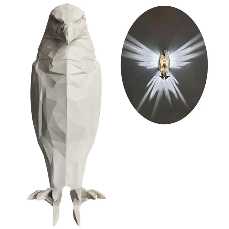 Eagle Shape Creative Wall Lamp LED Night Light Home Restaurant Bar Decoration