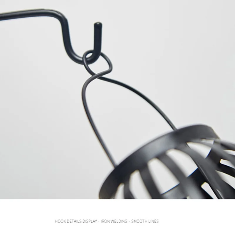 Candle Holder Candlestick Iron Art Hemp Rope Human Figure Decoration Table Ornament - Style D