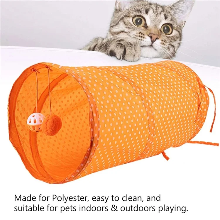 28pcs / Définir Des Jouets Pour Chat Avec un Tunnel Orange Jouet Interactif Jouet de Jouet de Plumes de Pêche à la Souris de Souris