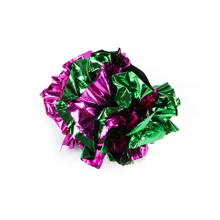 12 шт / Установите Кошачьи Мыши из Crinkle Balls Toys Set Interactive Cat Toys Catnip Teaser Teaser Пушистые Шарики Мышей