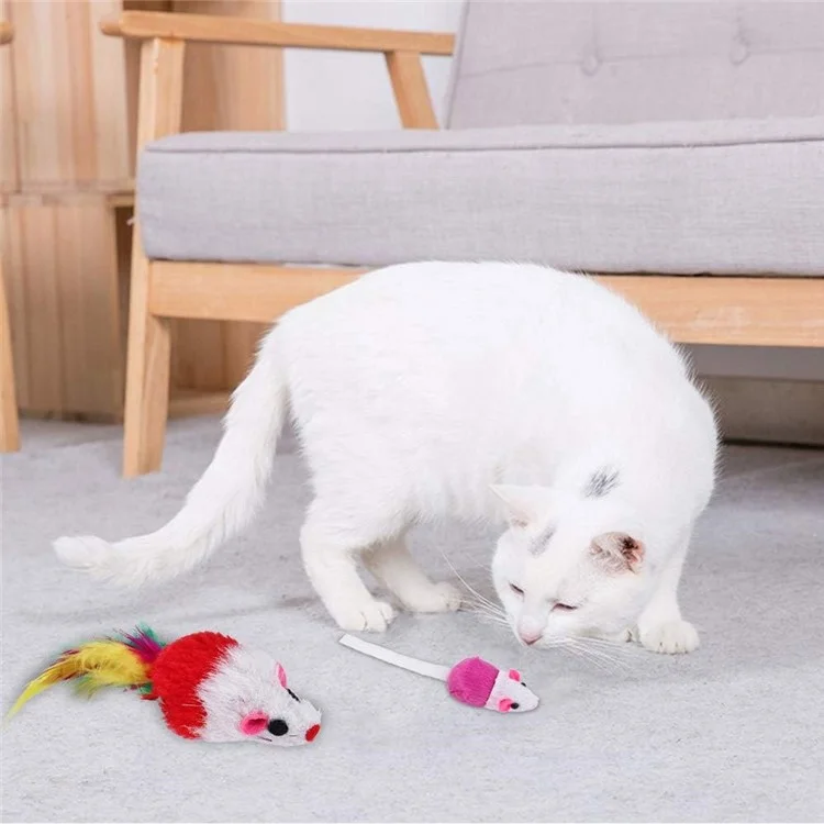 21pcs / Set Cat Toys Set Avec du Tunnel Vert Interactive Cat Toy Toy Feather Mouse Crinkle Balls