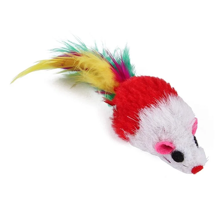 20pcs / Set Cat Mouse Balls Crinkle Balls Toys Set Interactive Cat Toys Catnip Teaser Wand Mice Mice Balls