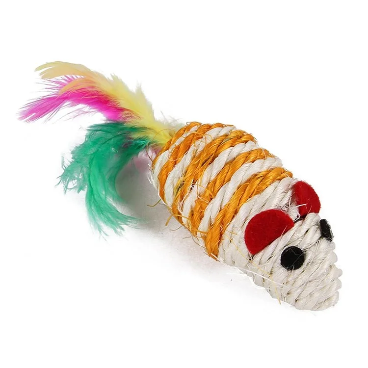 20pcs / Set Cat Mouse Balls Crinkle Balls Toys Set Interactive Cat Toys Catnip Teaser Wand Mice Mice Balls
