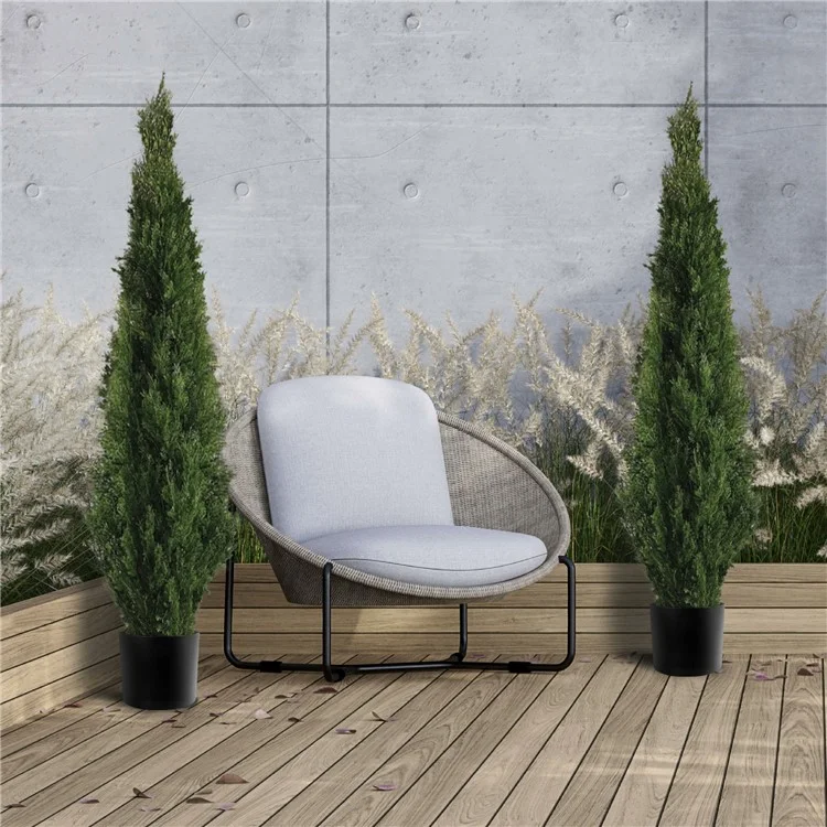 180cm Artificial Pine Tree Plastic Simulation Potted Plant Hotel Living Room Floor Decoration