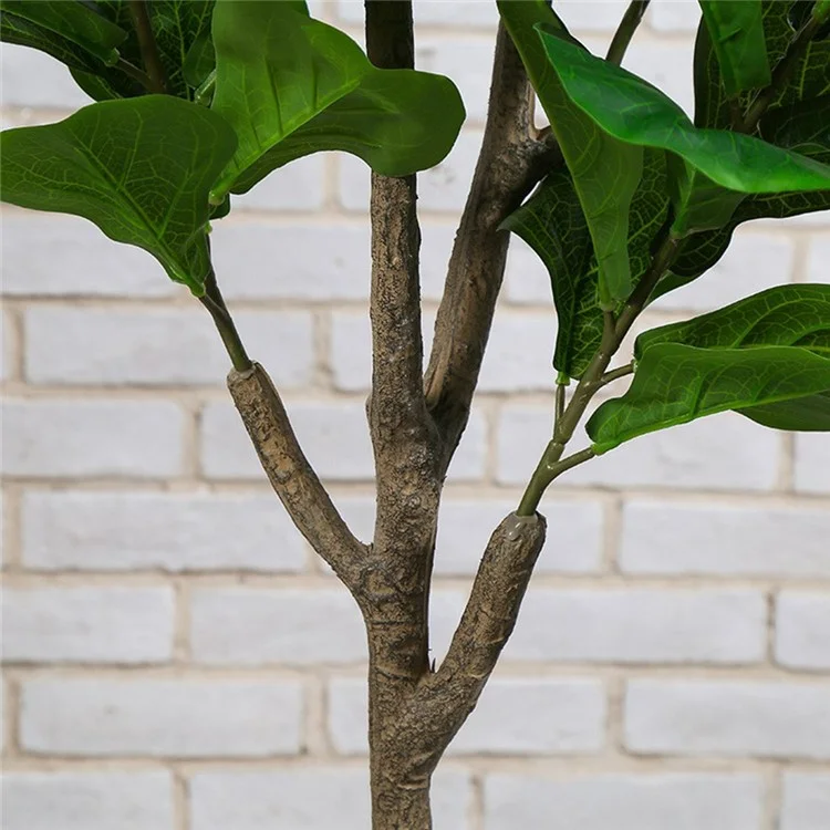 70cm Simulated Fiddle Leaf Fig Potted Plant Indoor Hall Decoration Green Plant Artificial Bionic