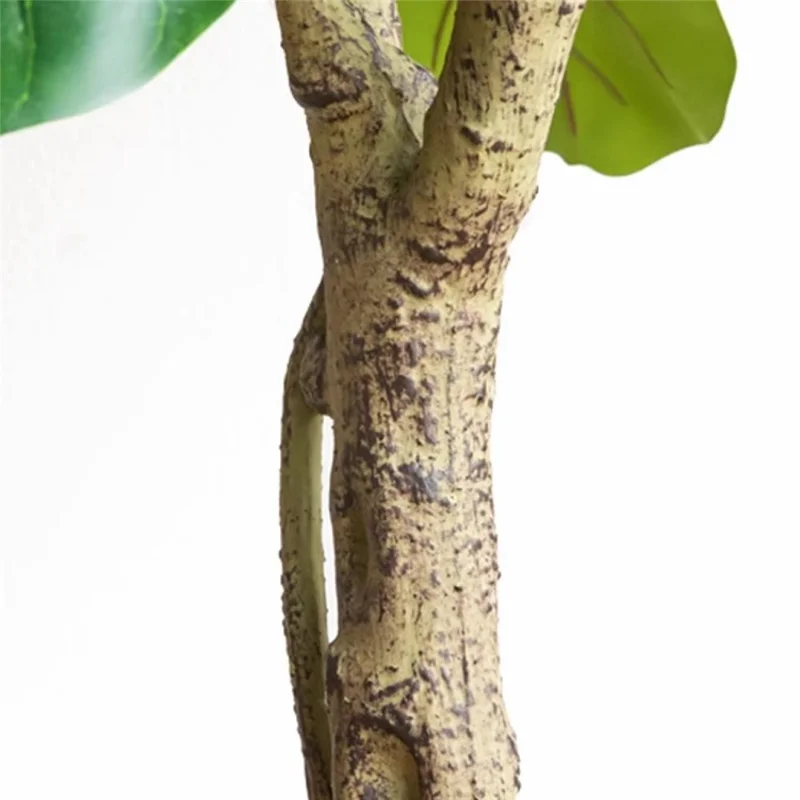80cm Simulated Fiddle Leaf Fig Potted Plant Indoor Hall Decoration Green Plant Artificial Bionic