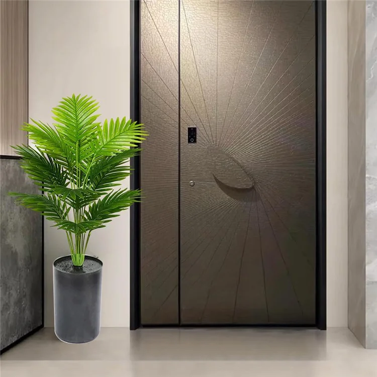 70cm Simulated Indoor Potted Green Plant Fake Areca Palm Living Room Floor Ornament