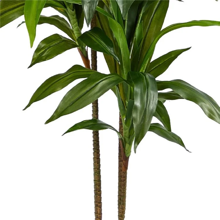 180cm Plastic Artificial Brazilian Dracaena Potted Green Plant Living Room Simulated Floor Ornament