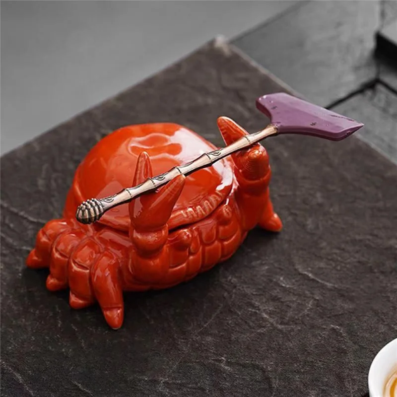 Crab Ashtray Ceramic Ashtray with Lid Lovely Creative Home Decoration