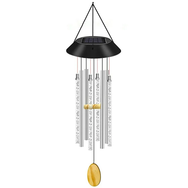 Lámpara decorativa solar de 7 colores cambiantes para jardín, patio y campana de viento