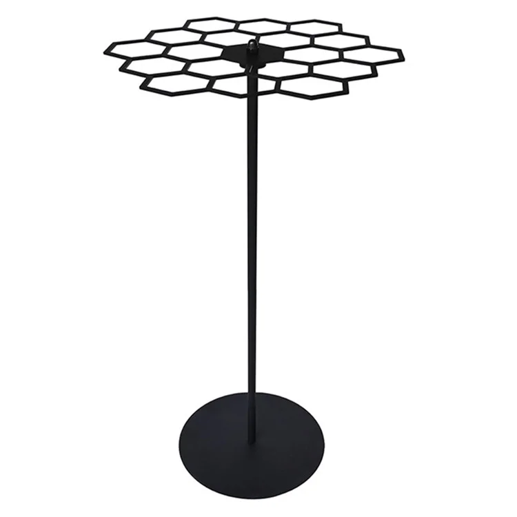 Carbon Steel Rotating Medal Display Stand Desktop 360 Degree Spin Medals Hanging Rack