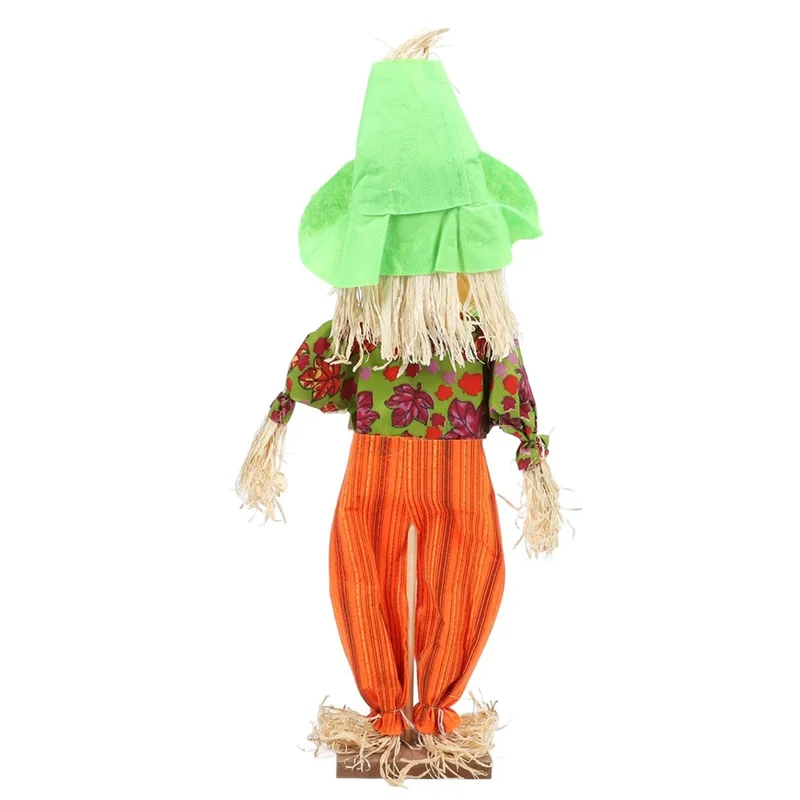 60cm Thanksgiving Day Scarecrow Decoration Fall Harvest Farmhouse Festival Ornament - Boy