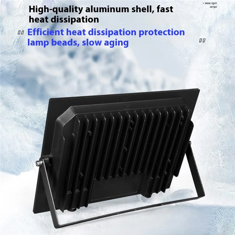 200W Holofote LED de alta luminosidade para parque e pátio, à prova d'água IP66 - Luz branca